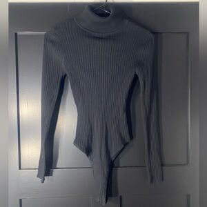 4/$16 Love Tree Black Bodysuit